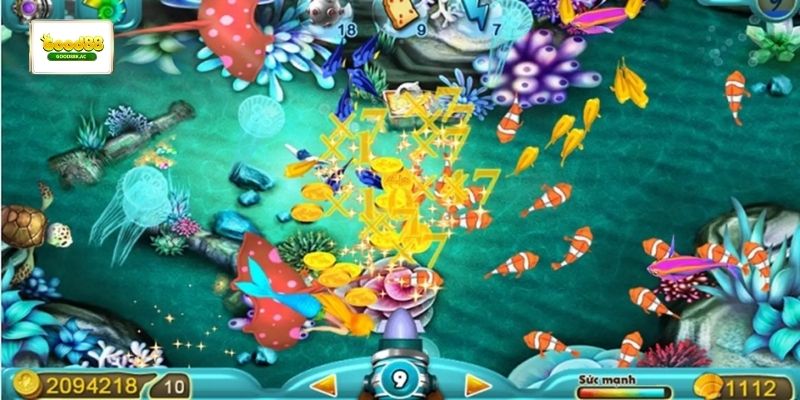 Phòng Bắn Cá Ăn Xu cao cấp tập trung nhiều boss và sinh vật hiếm