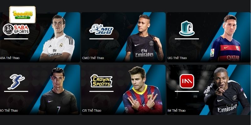 Kho game thể thao là điểm nhấn quan trọng khi giới thiệu Good88