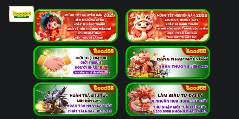 Good88 nâng cao ưu đãi tăng thêm quyền lợi cho người tham gia
