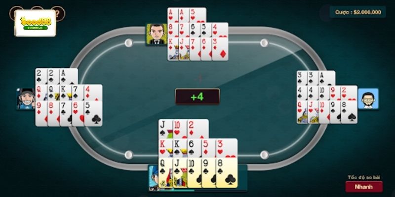 Mậu binh thể hiện rõ tính tư duy và cách xếp bài chiến thuật