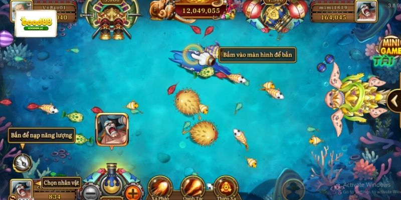 Trùm Cá Vàng yêu cầu người chơi xây dựng chiến thuật riêng cho cá nhân